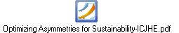 Optimizing Asymmetries for Sustainability-ICJHE.pdf